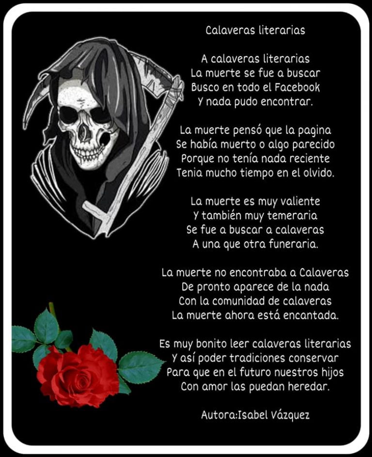 Calaveras Literarias De Calaveritas